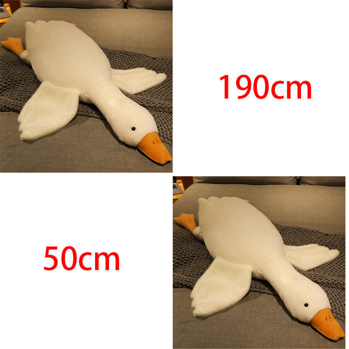 Stornfield | Large White Goose Marionette Plush Pillow
