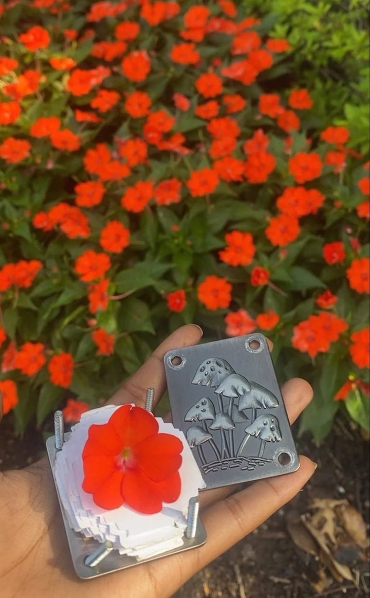 Stornfield | Mini Flower Press | Compact Botanical Keepsake Maker | Portable Craft Tool