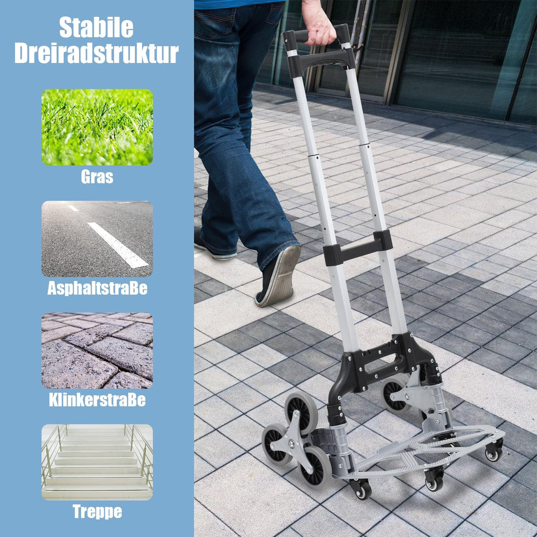 Stair Climber Trolley Foldable Stair Hand Truck up to 75kg | Stornfield