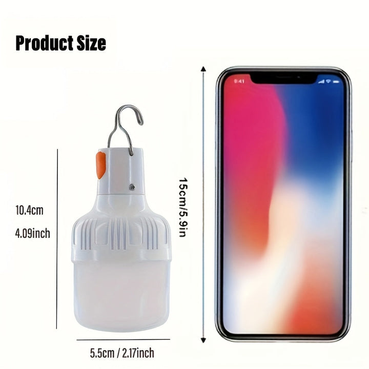 PowerGlow LED Lamp - RechargeaStornfielde USB Lamp with Lithium Battery and ABS Housing | Stornfield