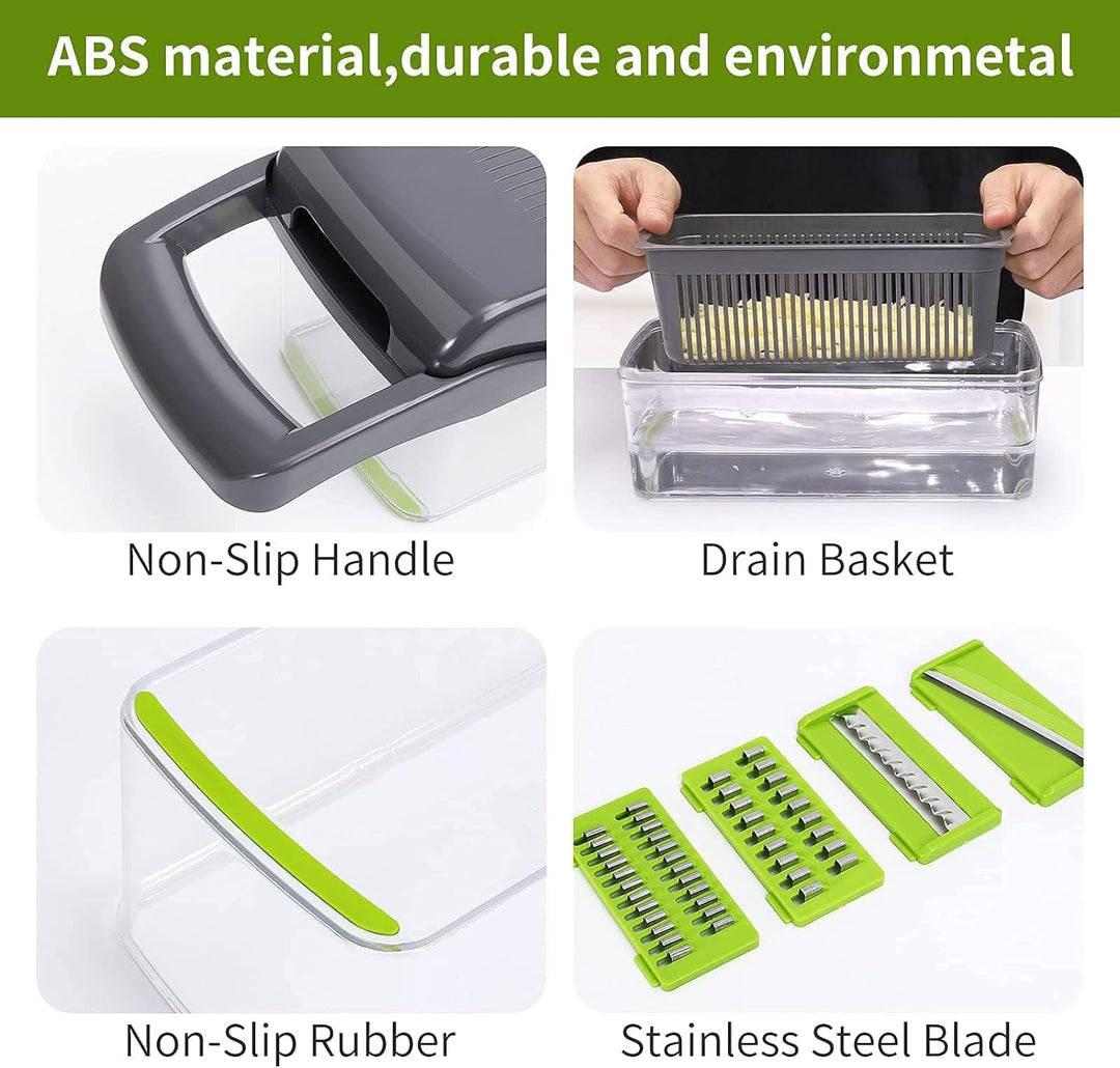 13-in-1-Vegetable-Slicer | Faster-when-Cooking | Stornfield