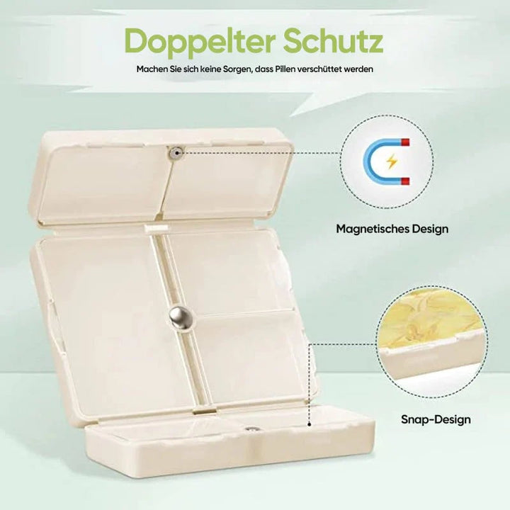 Compact Magnetic Pill Organizer | Portable, Safe Storage | Stornfield