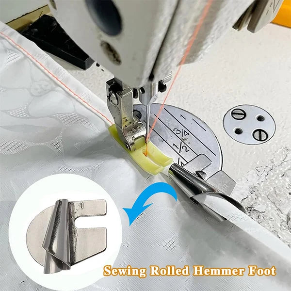 SewPerfect Spiral sewing pipe hem foot set with 8 pieces | Stornfield