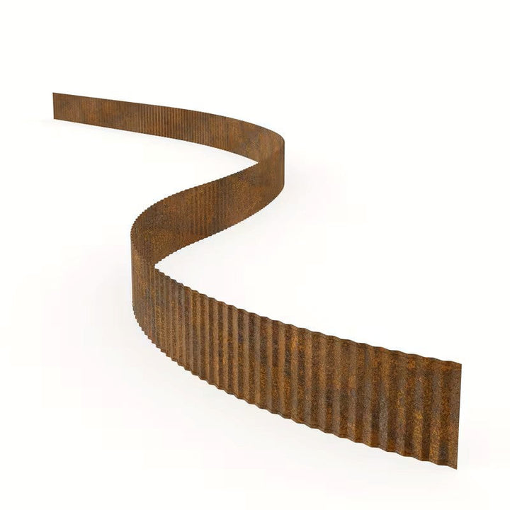 Rasenkante made of galvanized steel – High-quality garden edging | DuraStornfielde and weatherproof for garden | Stornfield