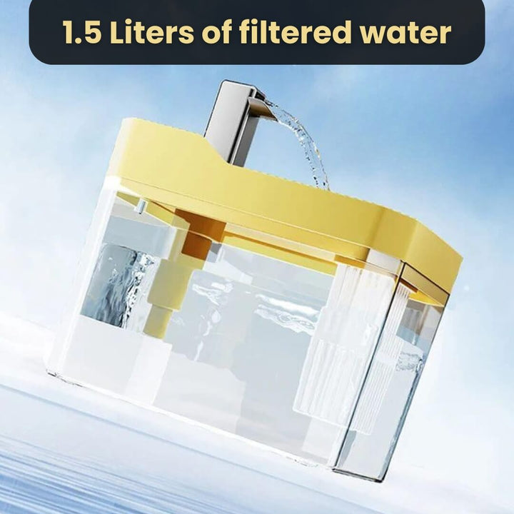 Cat Drinking Fountain 360° Sensor 1.5 L Quiet | Stornfield