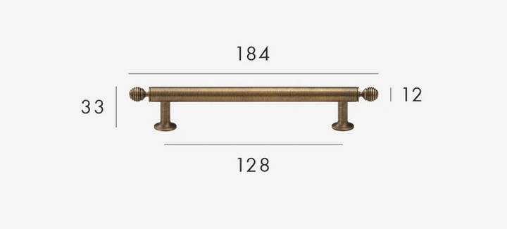 BrassElegance Solid Brass Antique T-Handle Stornfield