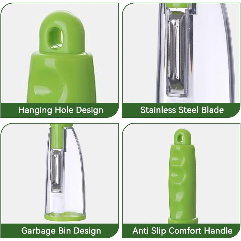Vegetable Peeler with Container Stornfield
