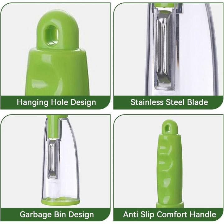 Vegetable Peeler with Container Stornfield