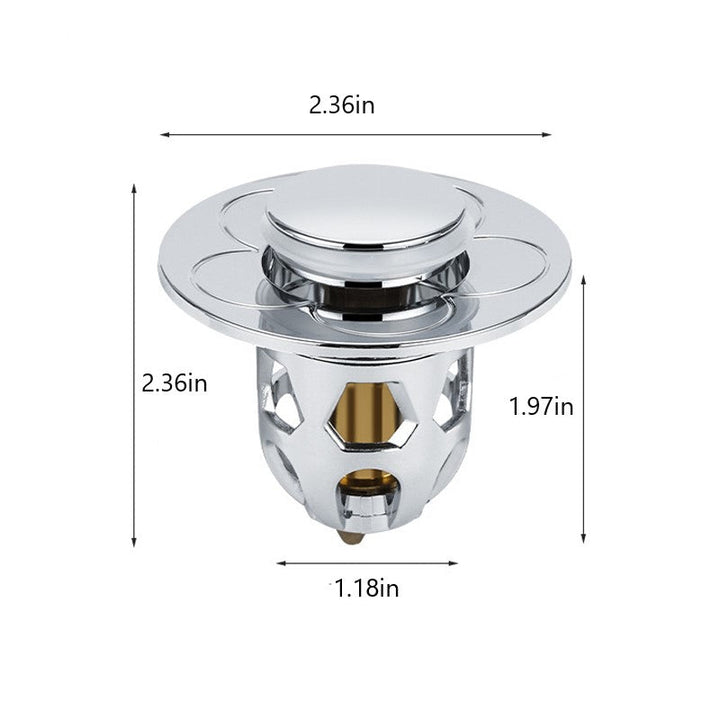 Press-Pop Sink Drain Stopper | Stornfield