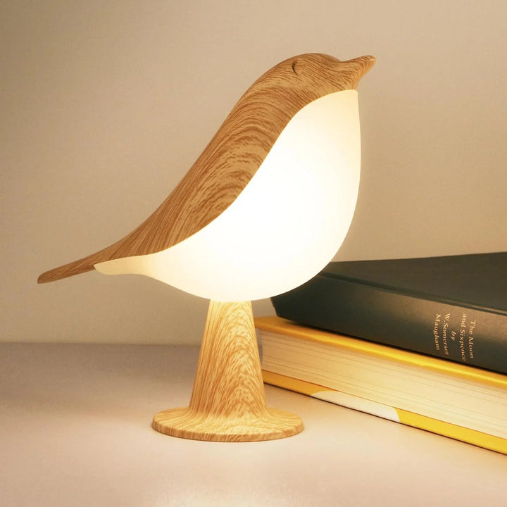 Stornfield | Touch Control Wooden Night Light - Rechargeable LED Bedside Lamp