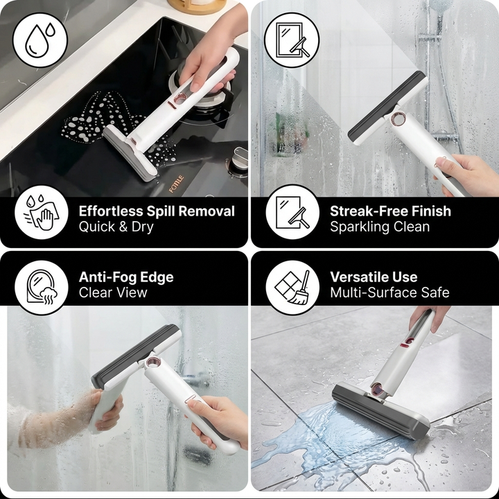 Mini cleaning stick with squeegee | Stornfield