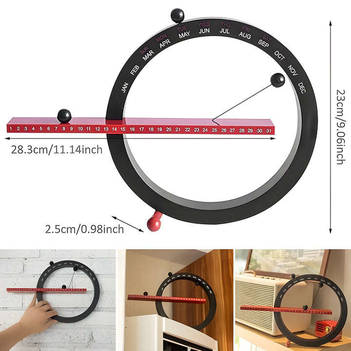 Magnetic Ball Clock – Creative and Decorative Table Clock with Soft Design | Stornfield