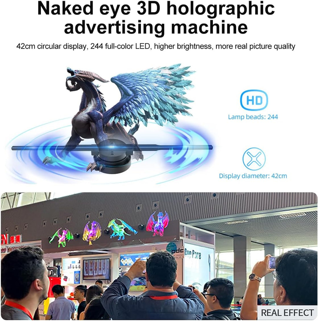 3D Hologram LED Fan Projector | Stornfield