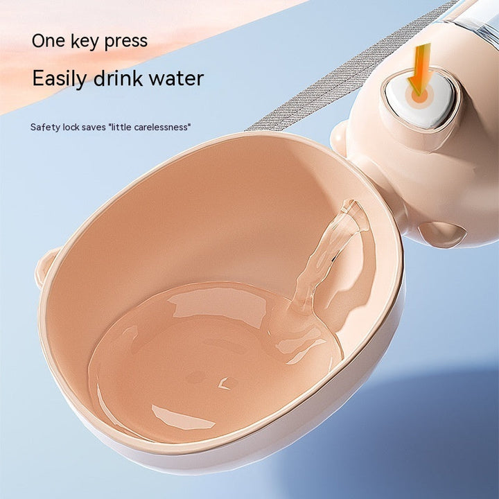 Portable dog food and water dispenser. | Stornfield
