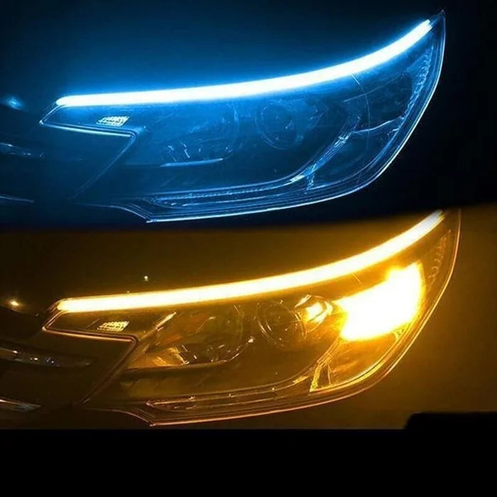 Stornfield | Flexible DRL LED Night & Daytime Running Light Strip (No Disassembling Needed)