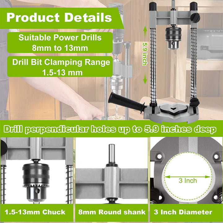 Drill stand with adjustable angle 45–90° | Stornfield
