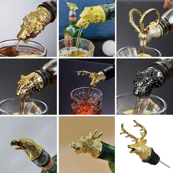 Decorative Wine Pourer Wine Stopper Bar Accessories | Stornfield
