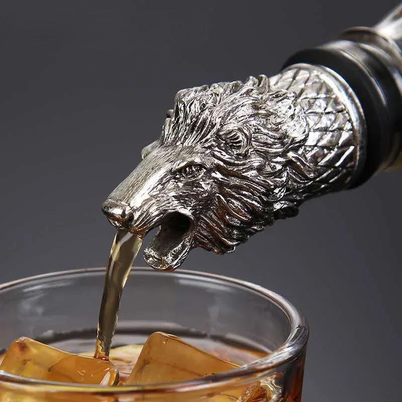 Decorative Wine Pourer Wine Stopper Bar Accessories | Stornfield