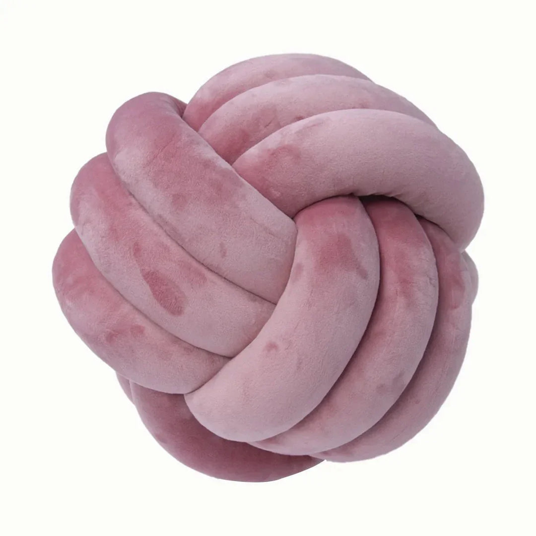 Stornfield | Decorative Knotted Suede Ball Throw Pillows