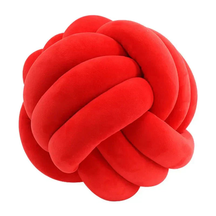 Stornfield | Decorative Knotted Suede Ball Throw Pillows