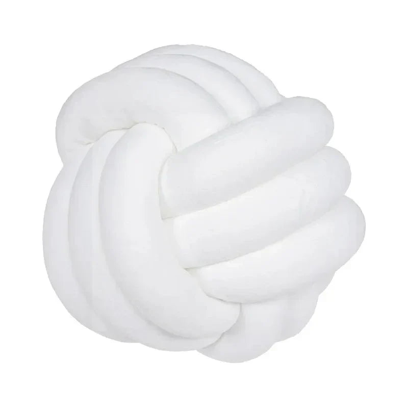 Stornfield | Decorative Knotted Suede Ball Throw Pillows