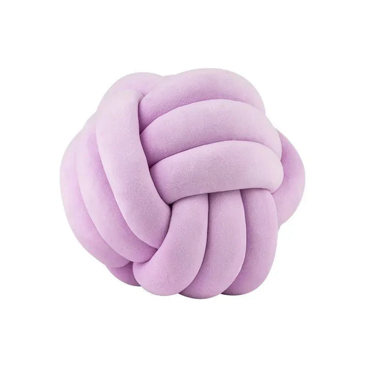 Stornfield | Decorative Knotted Suede Ball Throw Pillows