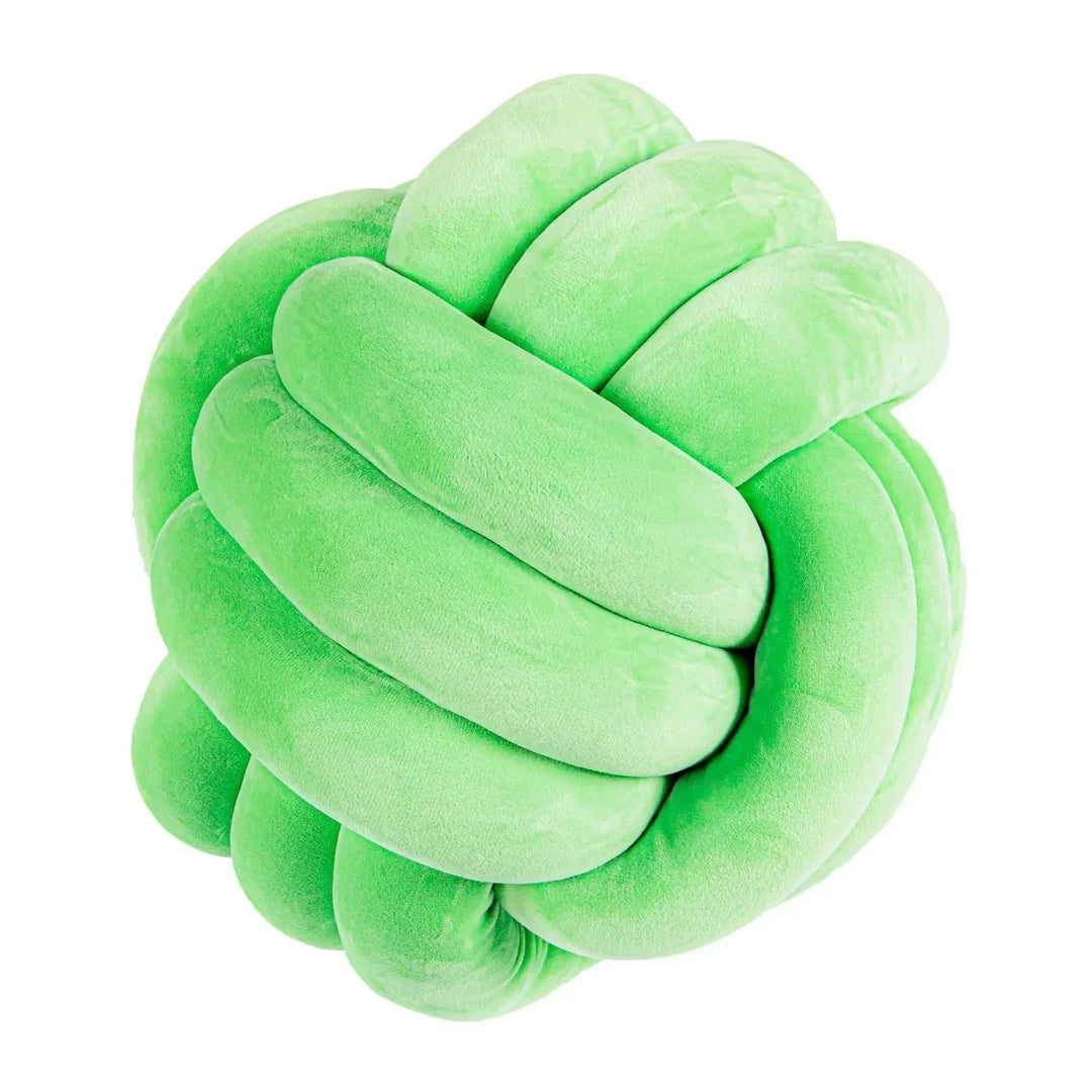 Stornfield | Decorative Knotted Suede Ball Throw Pillows