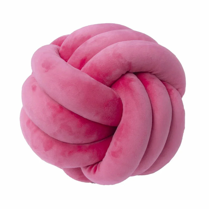 Stornfield | Decorative Knotted Suede Ball Throw Pillows