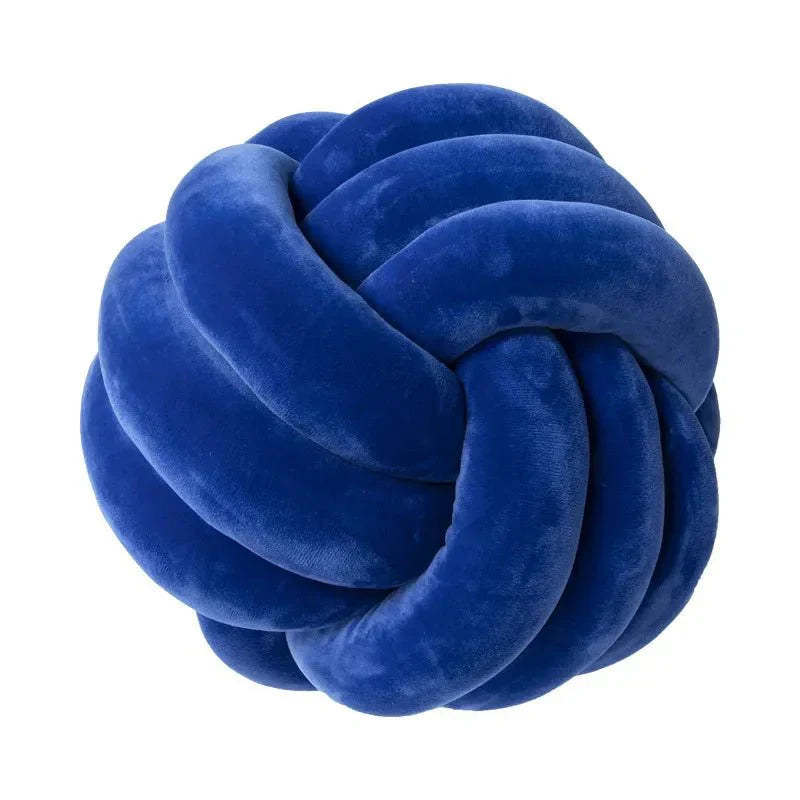 Stornfield | Decorative Knotted Suede Ball Throw Pillows