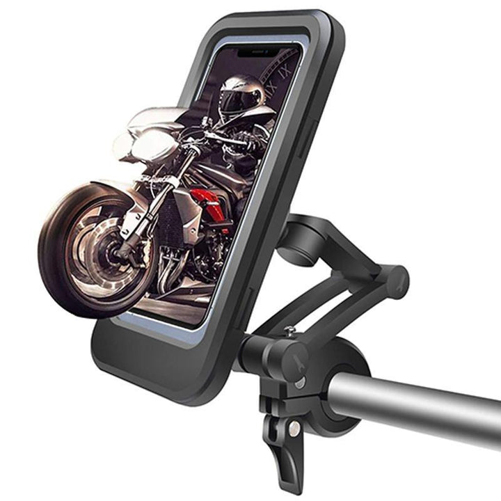 RideCharge Pro – Waterproof Phone Holder with USB and 15W Wireless Charging for Bicycle and E-Bike | Stornfield