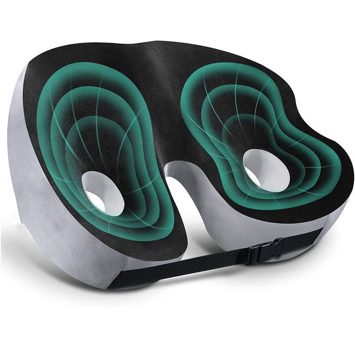 Stornfield | Adjustable Memory Foam Sit Bone Relief Seat Cushion