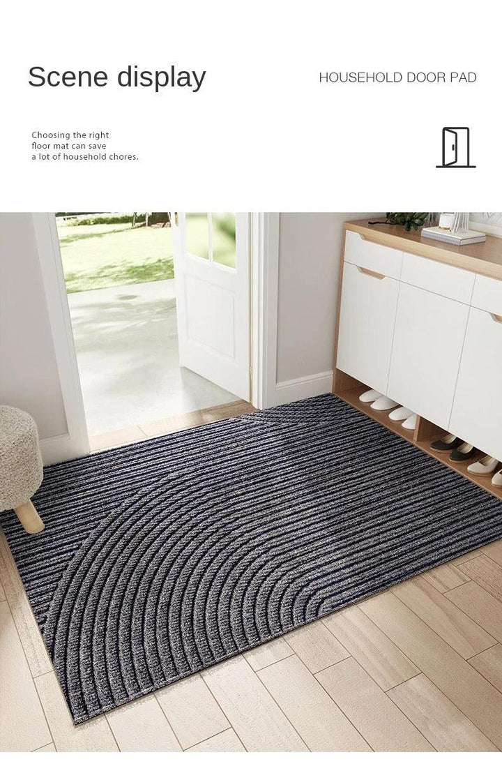 Stornfield | Modern, Nordic-style PVC doormat │ Non-slip doormat for the entrance area │ Sand-removing foot mat