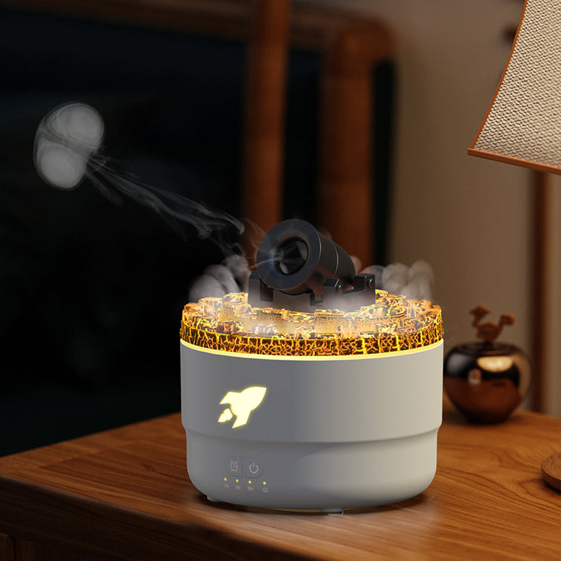 Stornfield | Canon Humidifier Aroma Diffuser Night Light Water Mist Lava Perfect Gift