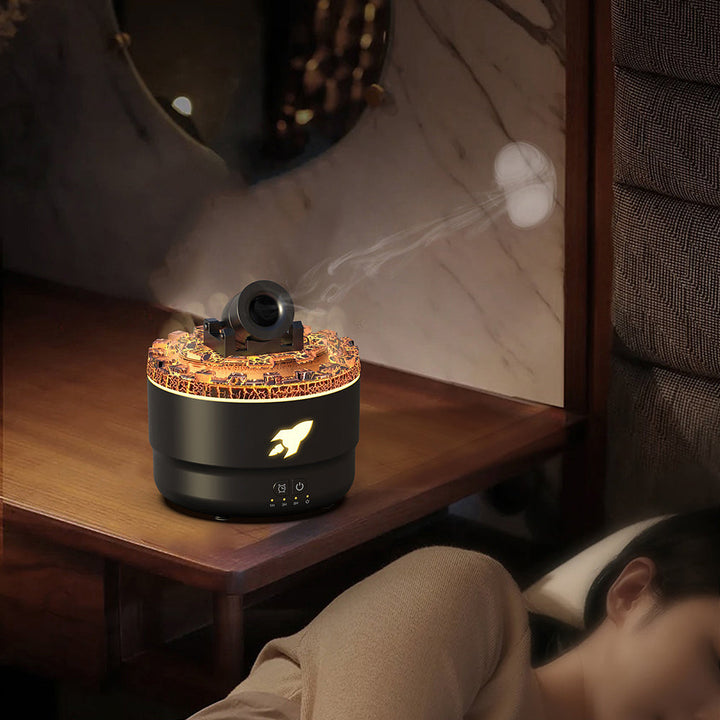 Stornfield | Canon Humidifier Aroma Diffuser Night Light Water Mist Lava Perfect Gift