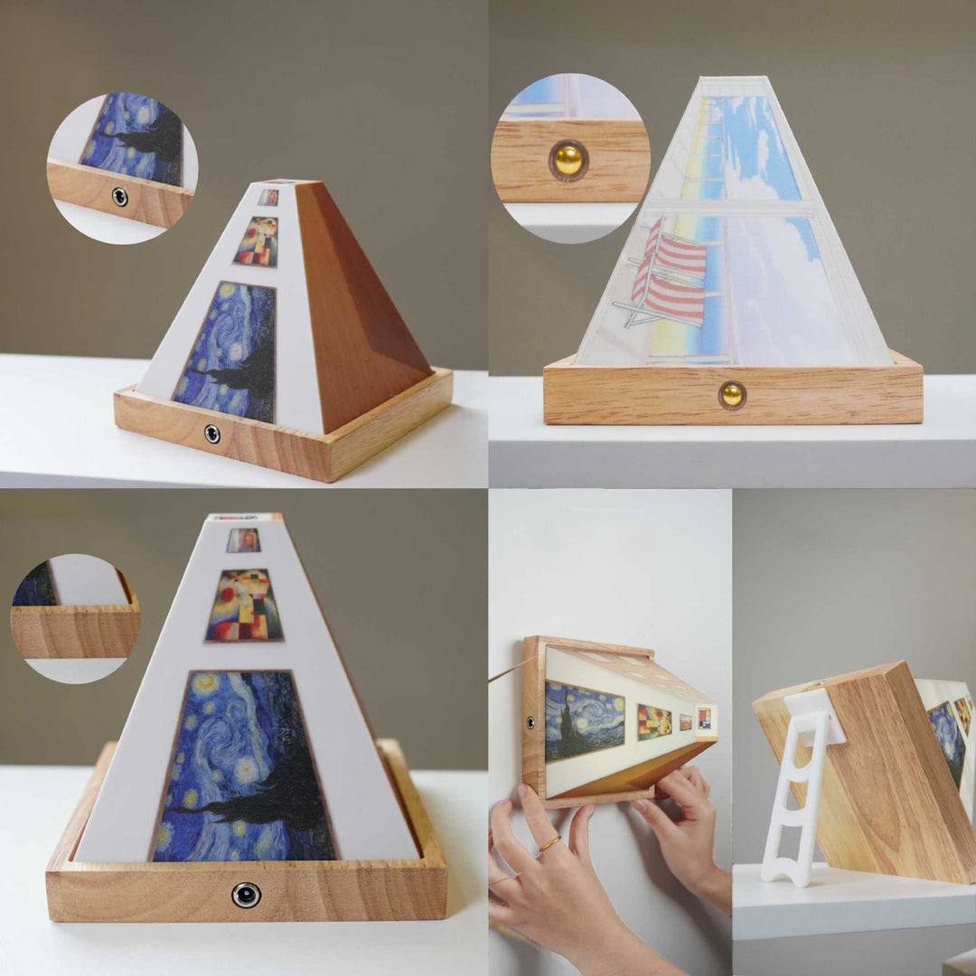 Stornfield | 3D Glasses-Free Optical Illusion Wall Light and Night Light