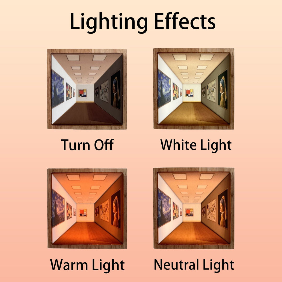 Stornfield | 3D Glasses-Free Optical Illusion Wall Light and Night Light