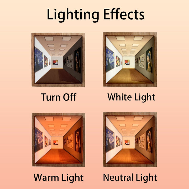 Stornfield | 3D Glasses-Free Optical Illusion Wall Light and Night Light