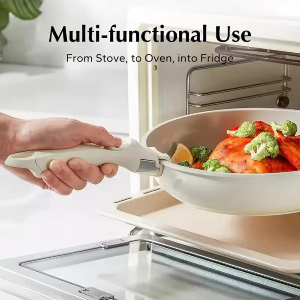 Detachable Pan Handle Heat Resistant Non-Slip One-Click Cooking Handle | Stornfield