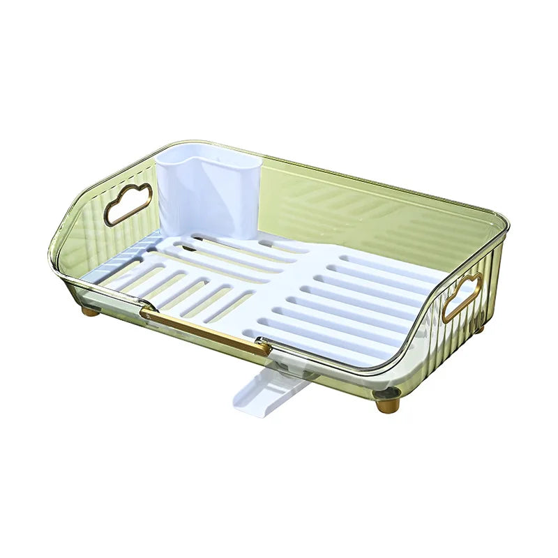 Detachable Sink Dish Drainer Countertop Organizer with Utensil Holder | Stornfield