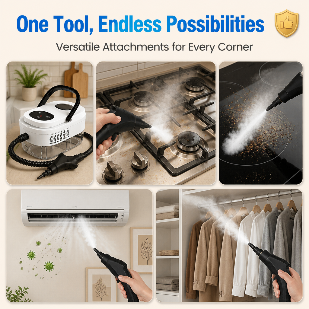 Steam cleaner with high steam temperature | Stornfield