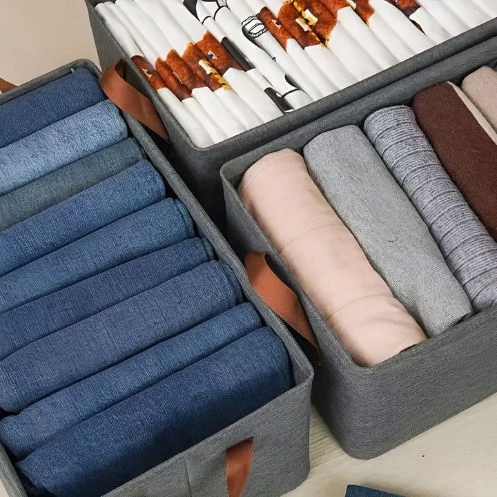 FoldaStornfielde storage baskets – Practical 3-piece set | Ideal for clothes, toys and more | Stornfield