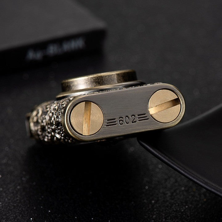 Dragon Wings Brass Kerosene Lighter | Stornfield