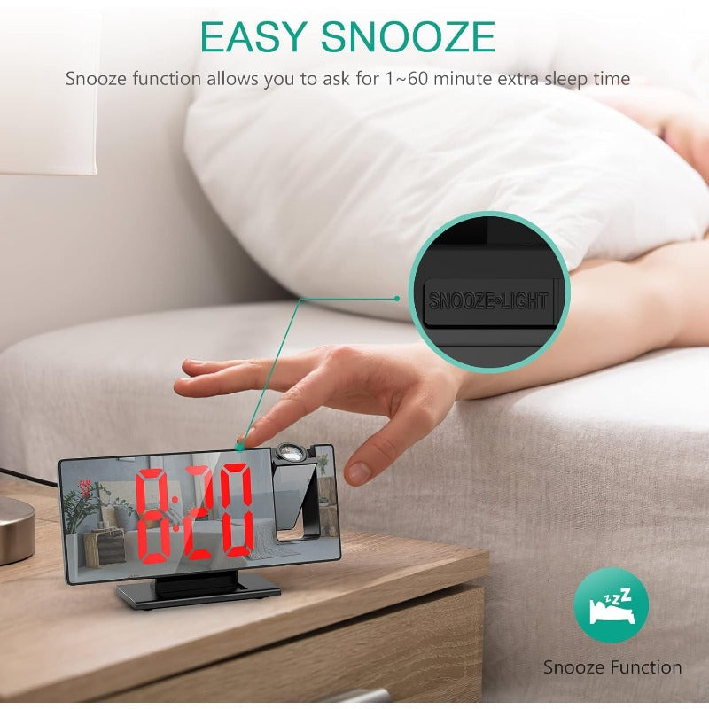 Rotating Ceiling Projection Clock Stornfield