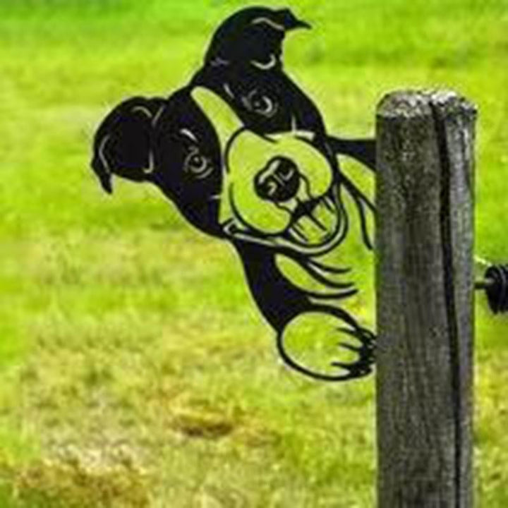 Outdoor Garden Farm Peeping Goat Metal Artwork Indoor Decoration | Stornfield