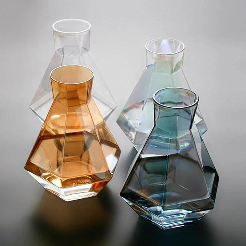 Diamond Type Glass Water Bottle Pitcher Drinkware Creative Drinkware | Stornfield