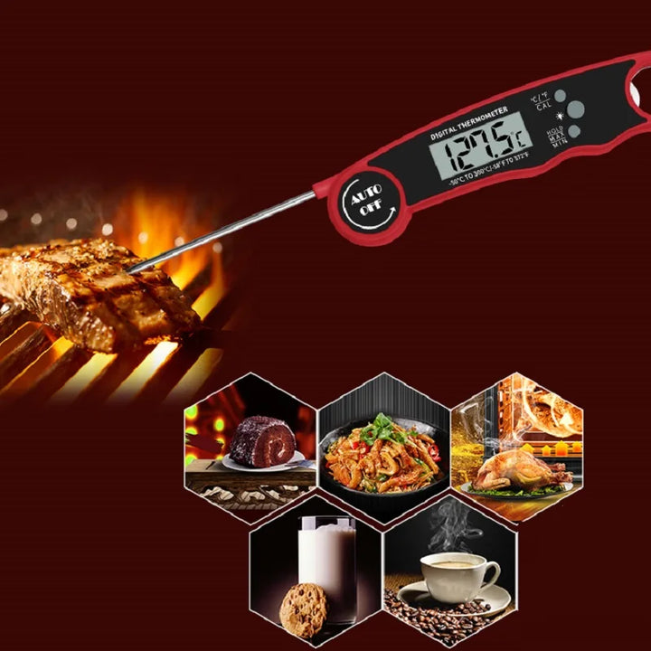 Digital Food Thermometer Instant Read Meat Thermometer with Backlight | Stornfield