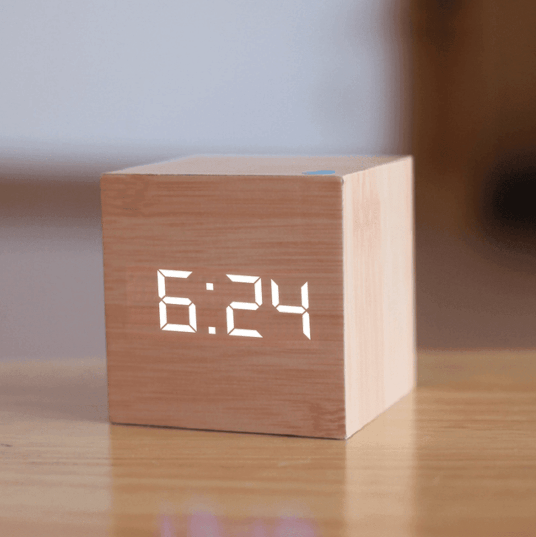 Stornfield | Digital Wooden LED Clock