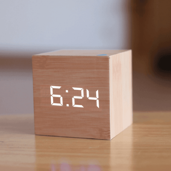 Stornfield | Digital Wooden LED Clock