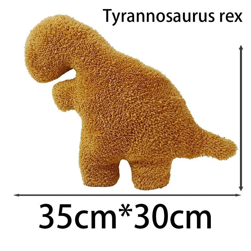 Stornfield | Dino Nugget Plush Pillow: Cute Dino Chicken Nugget Pillow