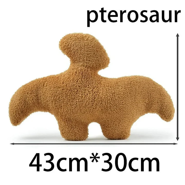 Stornfield | Dino Nugget Plush Pillow: Cute Dino Chicken Nugget Pillow